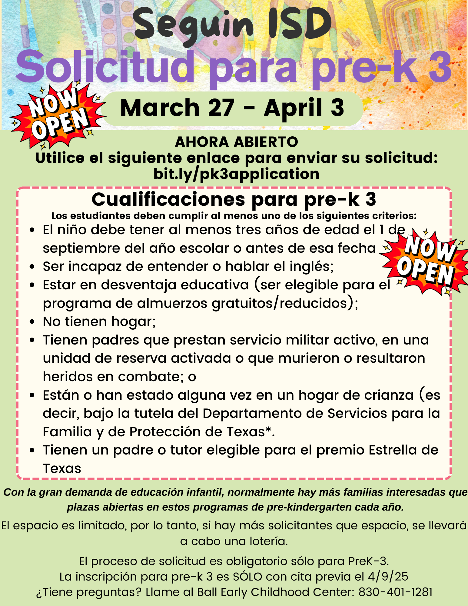 pk application spanish